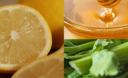 Useful properties of a medicinal mixture based on honey, lemon and celery root