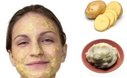 Napakaganda epekto ng raw patatas face mask