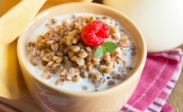 Calorie content and BZHU of boiled buckwheat with milk