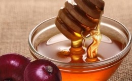 De läkande egenskaperna hos lök med honung: de bästa recepten för babyhoste