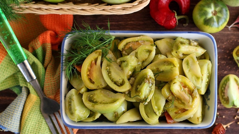 Ako uvariť najchutnejšie zelené paradajky na zimu: výber najlepších receptov