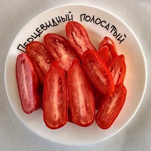 Una variedad exótica de tomates para verdaderos gourmets: tomates pimiento para ensaladas y conservas