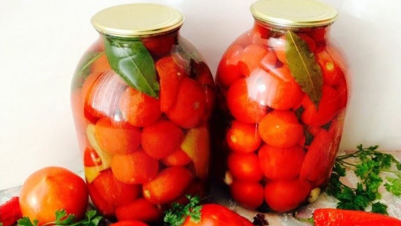 Tomaten in blik voor de winter: een selectie van de beste recepten en handige tips voor het correct bereiden van wendingen