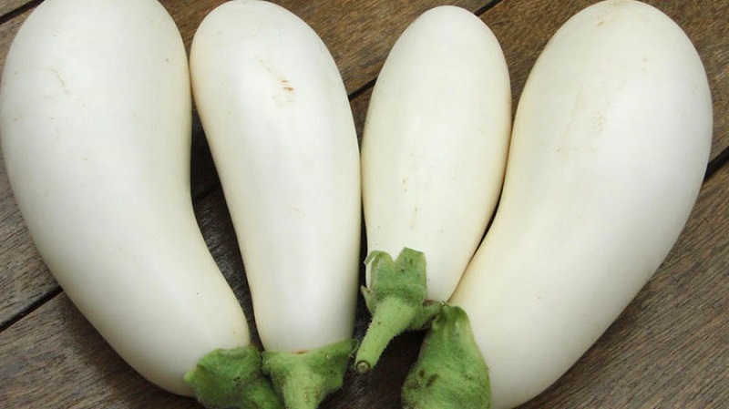 Ano ang mga puting eggplants at kung paano sila naiiba sa mga ordinaryong