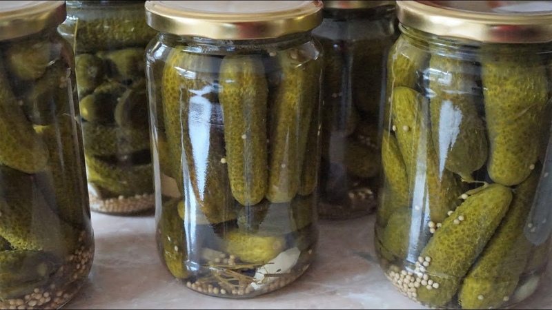 The most delicious pickles with citric acid