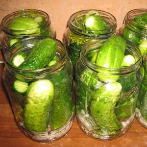 De beste recepten om komkommers op een koude manier te beitsen onder een nylon deksel