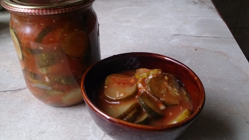 Gausių receptų ruošiniai iš žiemai paruoštų agurkų ruošinių