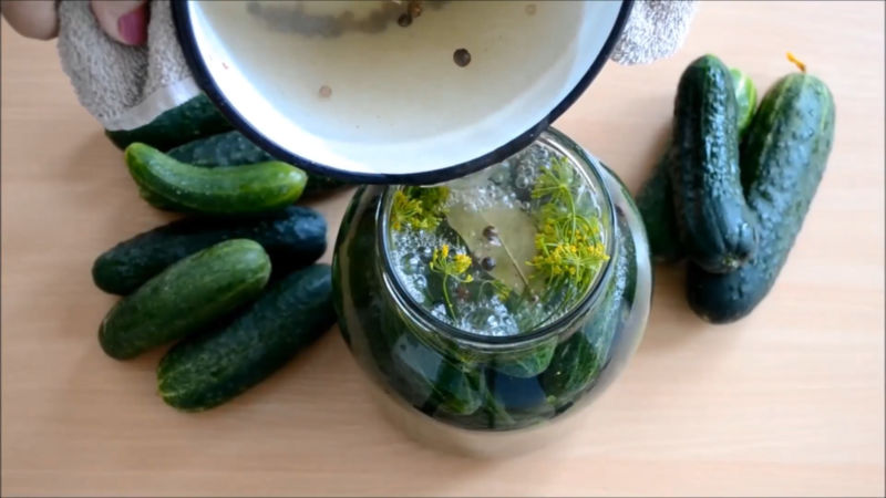 Secrets of quick cooking pickled cucumbers