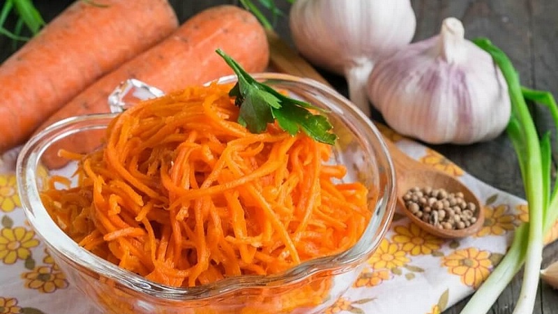 Cómo preparar deliciosamente zanahorias al estilo coreano para el invierno en frascos