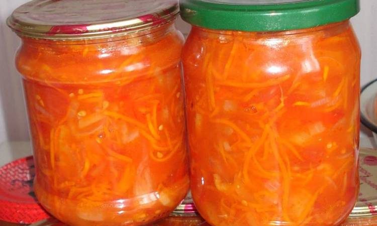 Ang pinakamahusay na mga recipe para sa salad Orange himala mula sa mga karot para sa taglamig