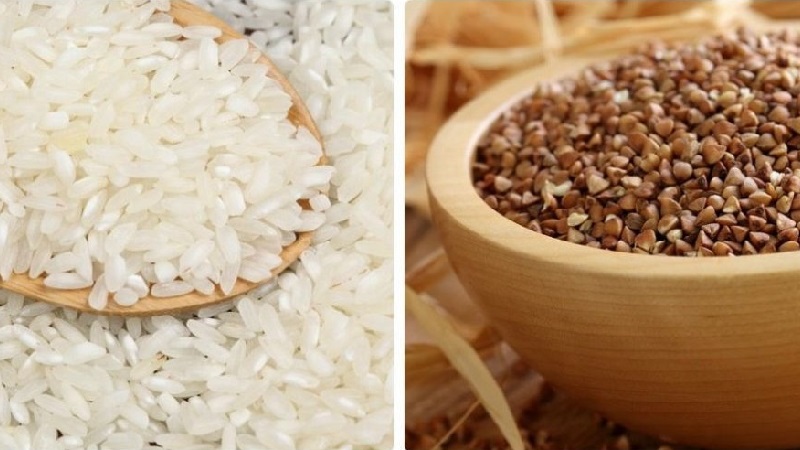 Hàm lượng calo trong gạo và kiều mạch: lành mạnh hơn và phù hợp hơn để giảm cân