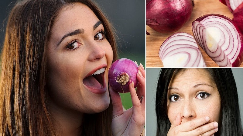 How to quickly and effectively get rid of onion smell from the mouth