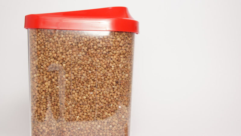 How much buckwheat is stored at home